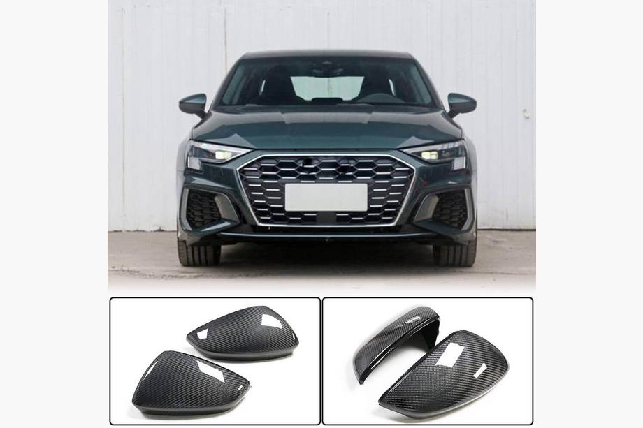 Audi A3 2020– Spoguļu uzlikas (Oglekļa šķiedra) V2 Image