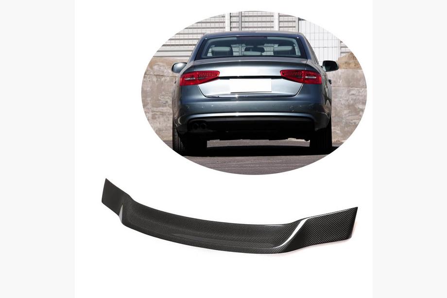 Audi A4 B8 2007–2015 Spoileris V4 (Base 2011-2015, karbons) Image
