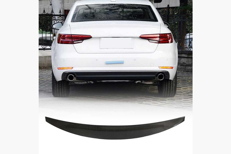 Audi A4 B9 2015–2024 Spoileris V1 (Sedan, oglekļa šķiedra) Image