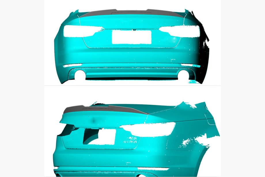 Audi A4 B9 2015–2024 V4 spoilers (Sedan, karbons) Foto 2