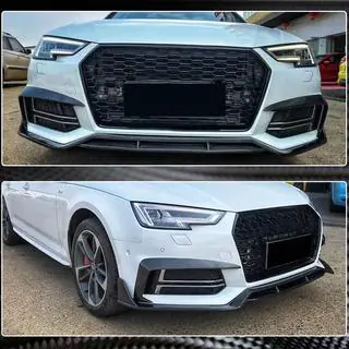 Miglas lukturu apdares uzlikas V2 (S-Line Sedan 2015-2019, oglekļa šķiedra) foto 4
