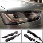 Audi A4 B8 2007–2015 Priekšējo lukturu uzacis (2011-2015, Carbon) foto 1