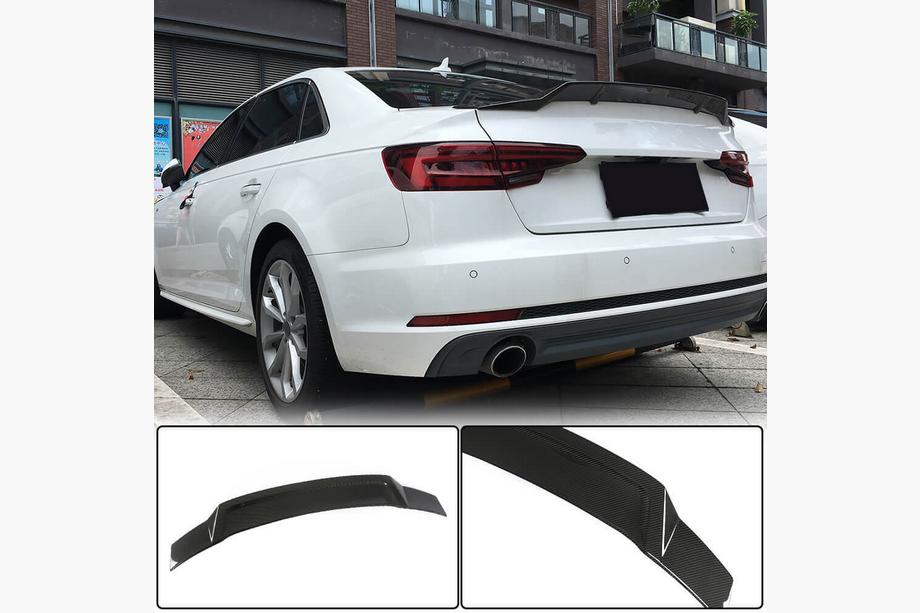 Audi A4 B9 2015–2024 Spoileris V2 (Sedan, oglekļa šķiedra) Image