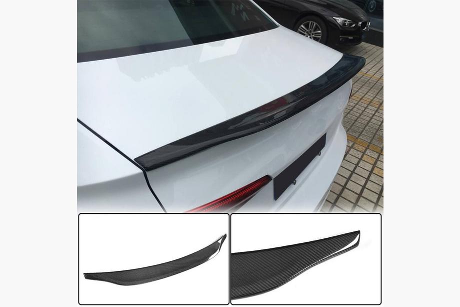 Audi A4 B9 2015–2024 Spoileris V3 (Sedan, oglekļa šķiedra) Image