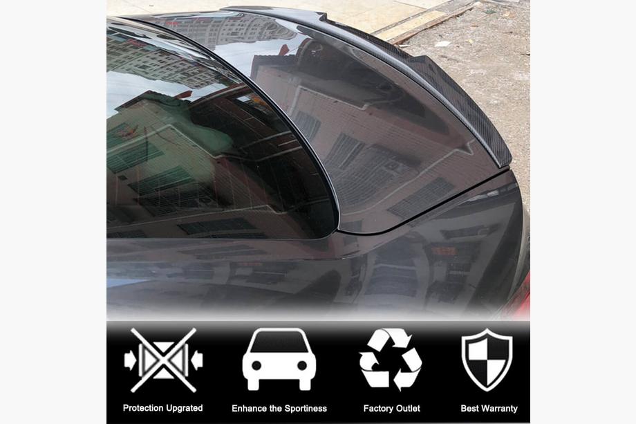 Audi A4 B9 2015–2024 V6 spoileris (Sedan, karbons) Foto 2