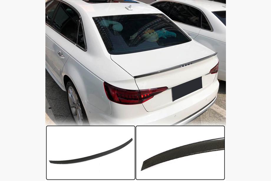 Audi A4 B9 2015–2024 Spoileris V7 (Sedan, oglekļa šķiedra) Image