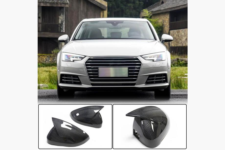 Audi A4 B9 2015–2024 Spoguļu vāciņi, pāris, LHD nomaiņa (Carbon) V1 Image