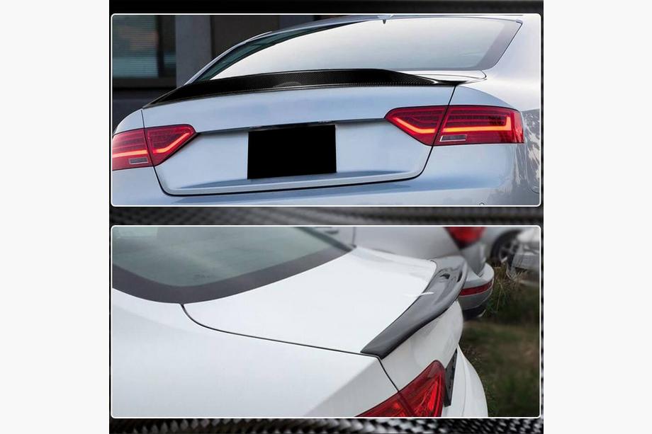 Audi A5 2007–2015 V6 spoileris (Coupe, oglekļa šķiedra) Foto 4