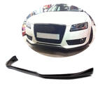 Audi A5 2007–2015 Priekšējā bampera lūpa Lip V2 (Base 2007-2011, oglekļa šķiedra) foto 1