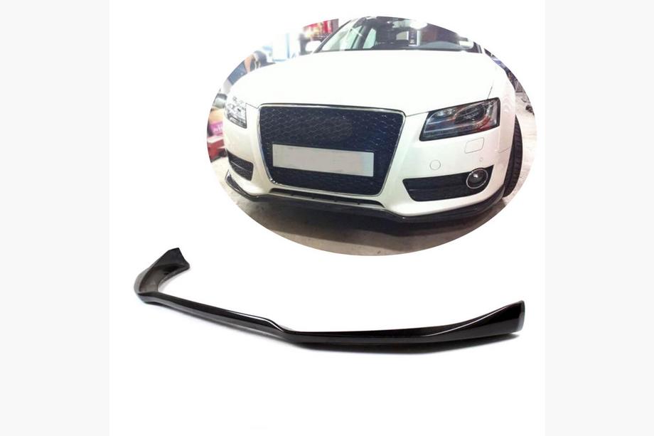 Audi A5 2007–2015 Priekšējā bampera lūpa Lip V2 (Base 2007-2011, oglekļa šķiedra) Image