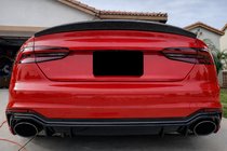 Audi A5 2016–2025 V6 spoileris (Sportback, oglekļa šķiedra) foto 2