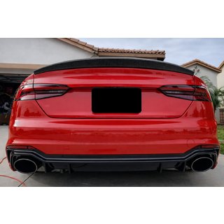 V6 spoileris (Sportback, oglekļa šķiedra) foto 2