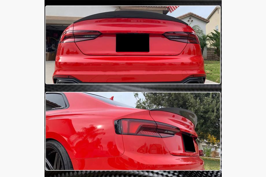 Audi A5 2016–2025 Spoileris V4 (kupejai, plastmasa) Image