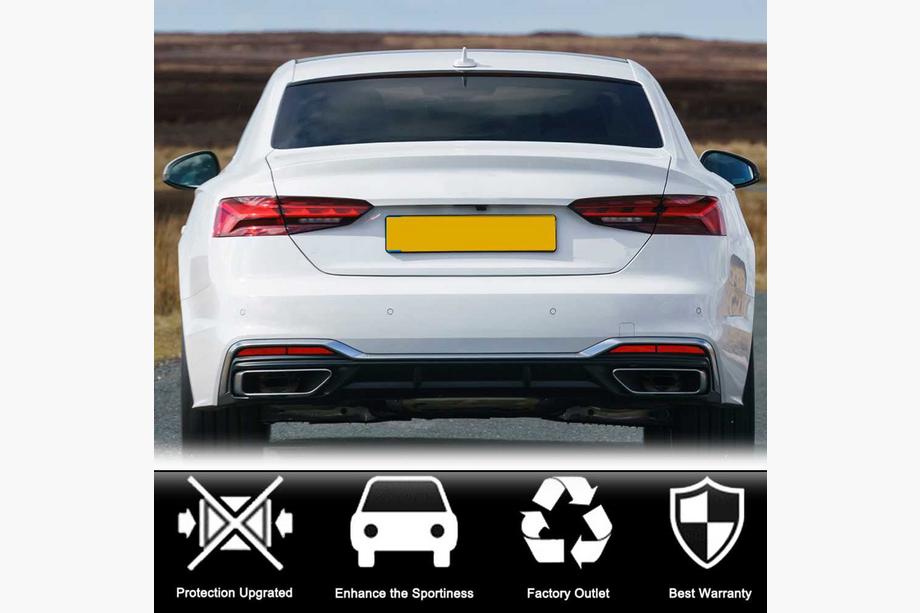 Audi A5 2016–2025 Spoileris V3 (kupejai, oglekļa šķiedra) Foto 5