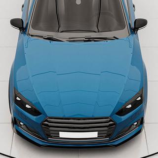 Priekšējā bampera lūpa Lip V2 (S-Line 2016-2020, karbons) foto 3