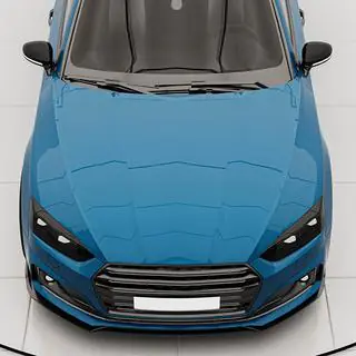 Priekšējā bampera lūpa Lip V2 (S-Line 2016-2020, karbons) foto 3