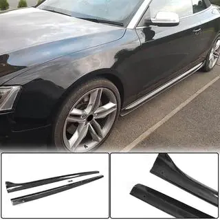 Sānu sliekšņu uzlikas (Kupeja/Kabriolets, oglekļa šķiedra) Audi A5 2007–2015 foto 1