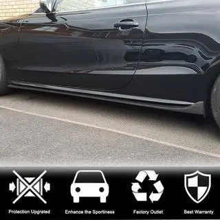 Sānu sliekšņu uzlikas (Kupeja/Kabriolets, oglekļa šķiedra) Audi A5 2007–2015 foto 2
