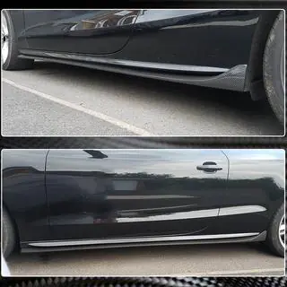 Sānu sliekšņu uzlikas (Kupeja/Kabriolets, oglekļa šķiedra) Audi A5 2007–2015 foto 4