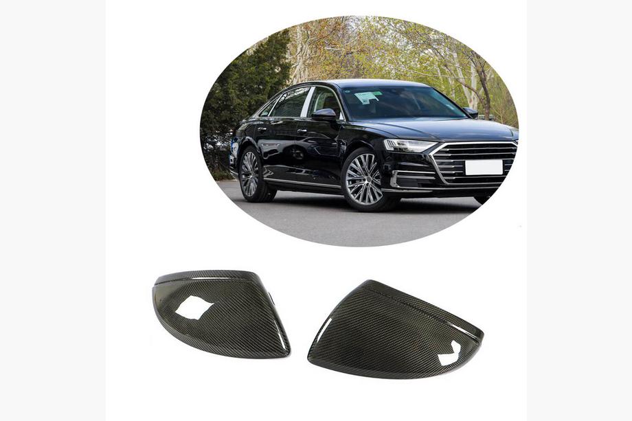 Audi A6 C8 2018–2025 Spoguļu uzlikas Replacement Style (Karbon) V2 Image