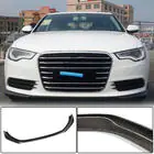 Audi A6 C7 2011–2017 Priekšējā bampera lip uzlika, karbonšķiedra (Base 2012-2015) foto 1