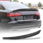 Audi A6 C7 2011–2017 Lip spoilers V2 (oglekļa šķiedra) foto 1
