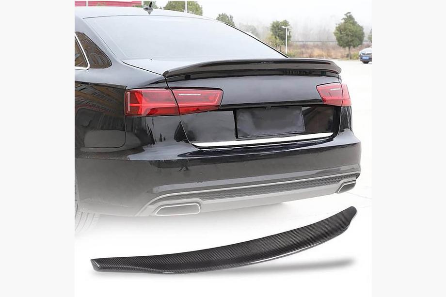 Audi A6 C7 2011–2017 Lip spoilers V2 (oglekļa šķiedra) Image
