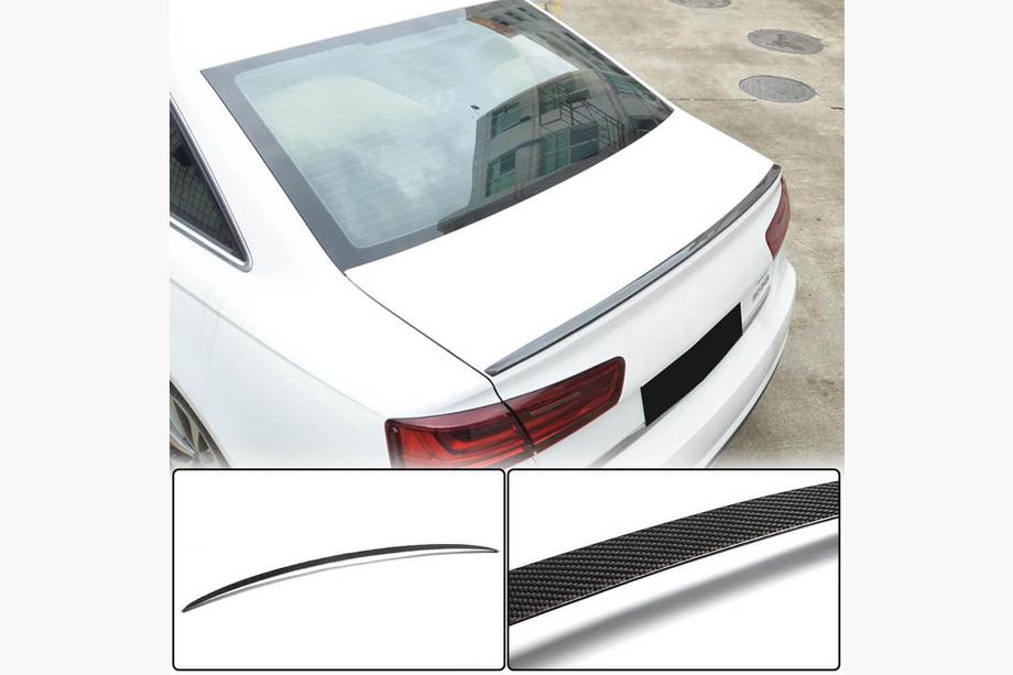 Audi A6 C7 2011–2017 Lip spoileris V3 (Oglekļa šķiedra) Image