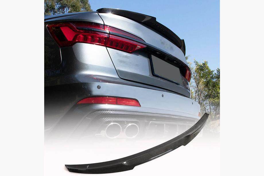 Audi A6 C8 2018–2025 Spoileris V2 (sedanam, oglekļa šķiedra) Image