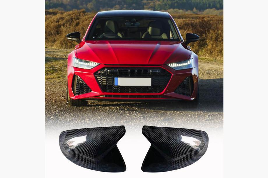 Audi A6 C8 2018–2025 Spoguļu uzlikas, nomaiņas stils (Carbon) V2 Image