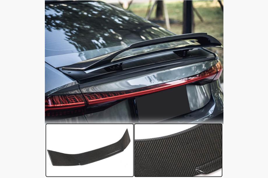 Audi A7 2018– Spoileris V2 (oglekļa šķiedra) Foto 1