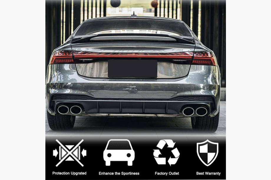 Audi A7 2018– Spoileris V2 (oglekļa šķiedra) Foto 3