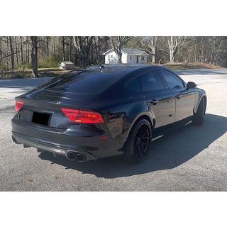 Aizmugurējā bufera difuzors V2 (S-Line, 2010-2014, oglekļa šķiedra) foto 2