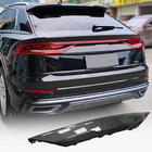 Audi Q8 2018– Oglekļa šķiedras uzlika virs numura zīmes (2019-2022, Carbon) foto 1