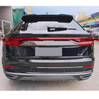 Audi Q8 2018– Oglekļa šķiedras uzlika virs numura zīmes (2019-2022, Carbon) foto 2