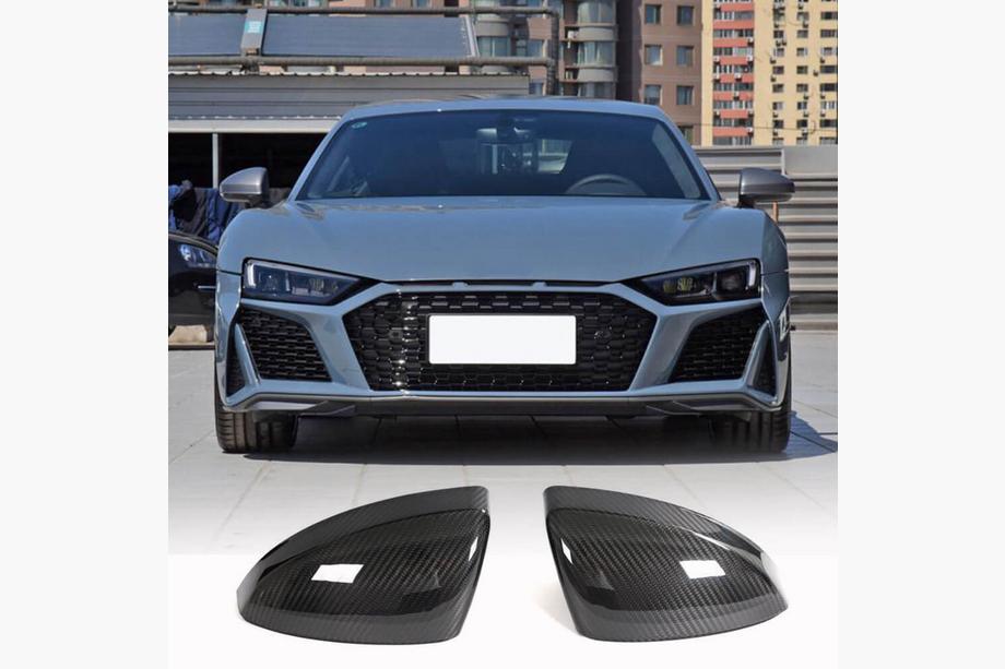Audi R8 2015– Atpakaļskata spoguļu vāciņi Replacement Style (oglekļa šķiedra) Image