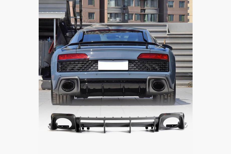 Audi R8 2015– Aizmugurējā bufera difuzors V2 (Spyder 2020+, karbons) Image