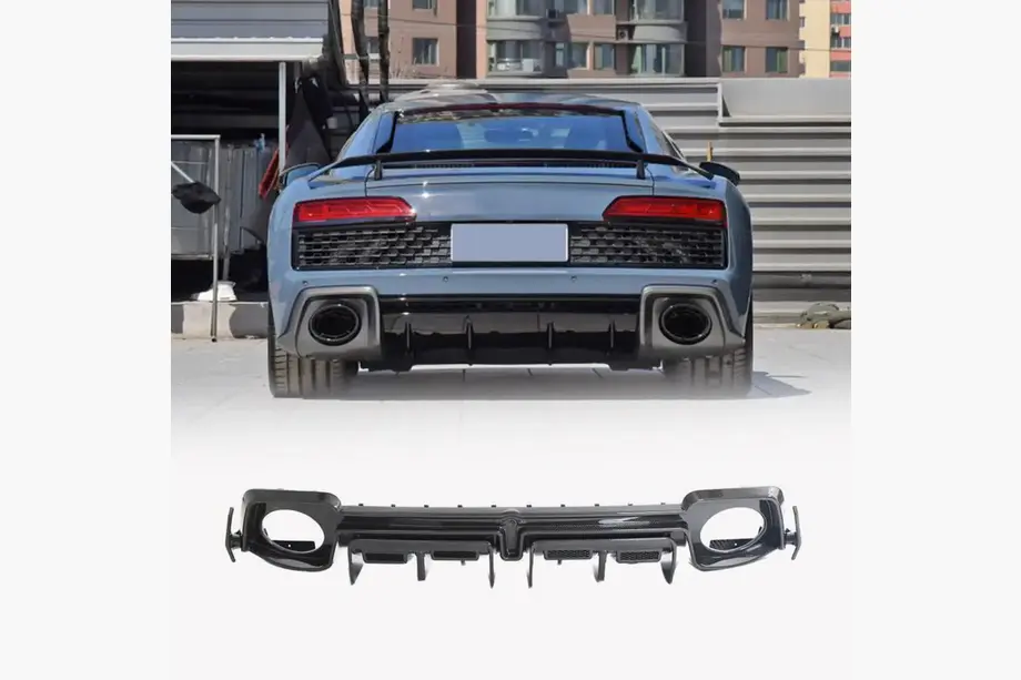 Aizmugurējā bampera difuzors V1 (Spyder 2020+, karbons) foto 1