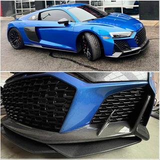Priekšējā bampera lūpas spoilers Lip V1 (2023+, Carbon) foto 3