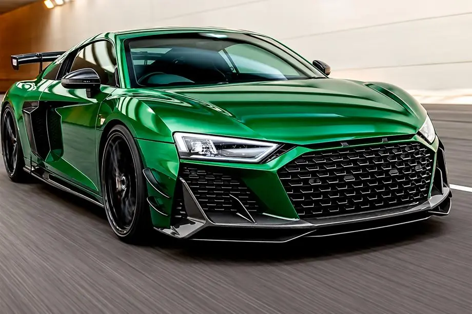 Audi R8 2015– Priekšējā bampera lūpas spoilers Lip V1 (2023+, Carbon) Image