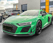 Audi R8 2015– Priekšējā bampera lūpa Lip V2 (2023+, oglekļa šķiedra) foto 4