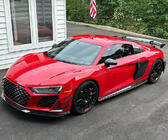 Audi R8 2015– Priekšējā bampera lūpa Lip V2 (2023+, oglekļa šķiedra) foto 5