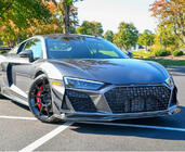 Audi R8 2015– Priekšējā bampera lūpa Lip V2 (2023+, oglekļa šķiedra) foto 6