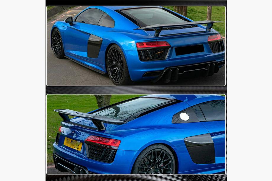 Audi R8 2015– Spoileris V1 (ogleklis) Foto 4