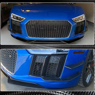 Priekšējā bampera uzlikas V3 (2015-2020, Carbon) foto 4