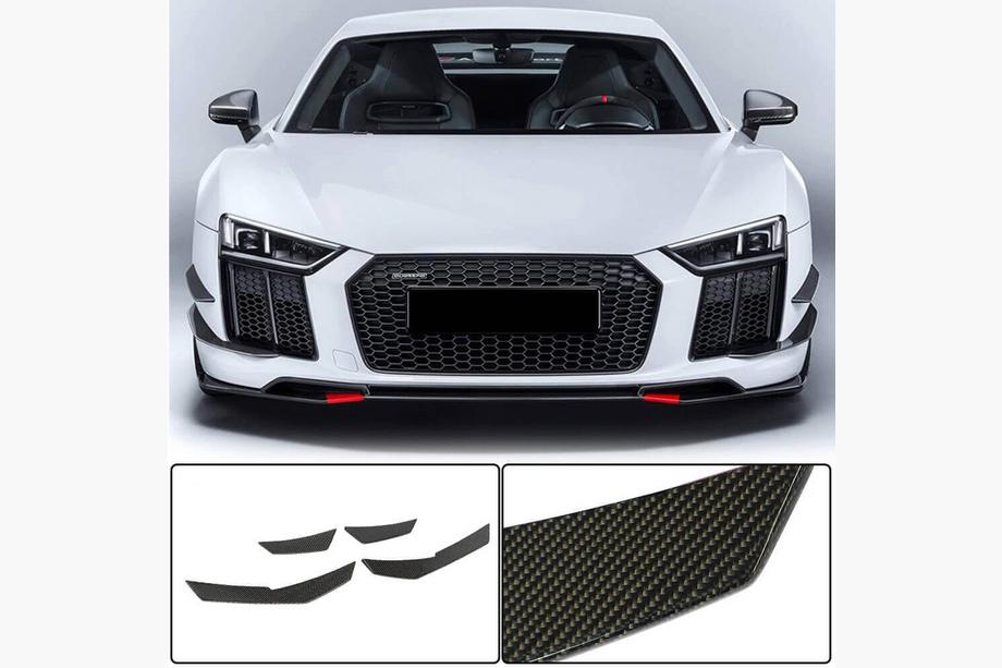 Audi R8 2015– Priekšējā bampera uzlikas V3 (2015-2020, Carbon) Image