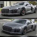 Audi R8 2015– Priekšējā bampera lūpa Lip V2 (2015-2020, Oglekļa šķiedra) foto 4