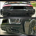 Audi R8 2015– Aizmugurējā bufera splitteri V1 (2015-2020, Oglekļa šķiedra) foto 5