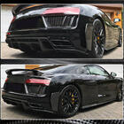 Audi R8 2015– Aizmugurējā bampera spliteri V2 (2015-2020, oglekļa šķiedra) foto 5