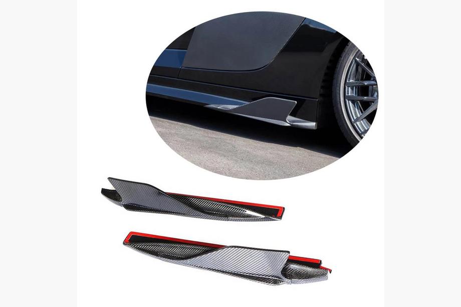 Audi R8 2015– Sānu sliekšņu splitteri (oglekļa šķiedra) V2 Image
